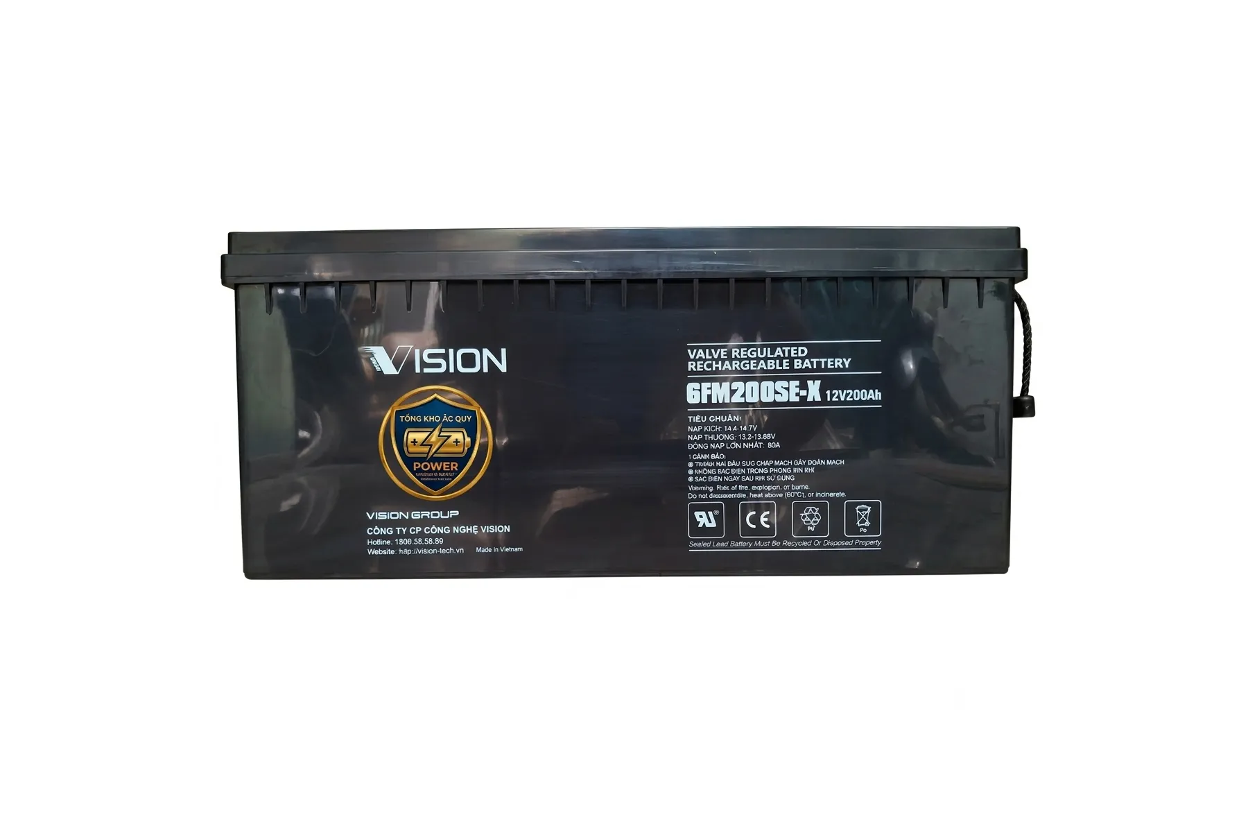 Ắc quy Vision 6FM200SE-X (12V-200AH)