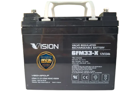Ắc quy Vision 6FM33-X (12V - 33AH)