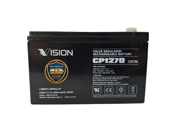 Ắc quy Vision CP1270 (12V 7Ah)