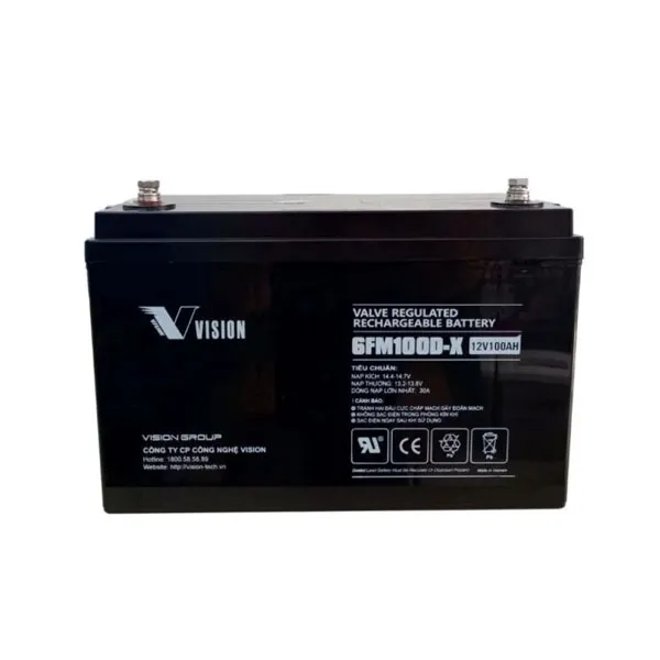 Ắc quy Vision 6FM100D-X (12V-100AH)