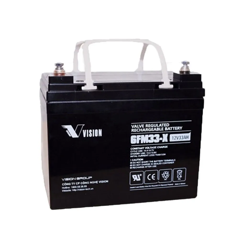 Ắc quy Vision 6FM33-X (12V - 33AH)