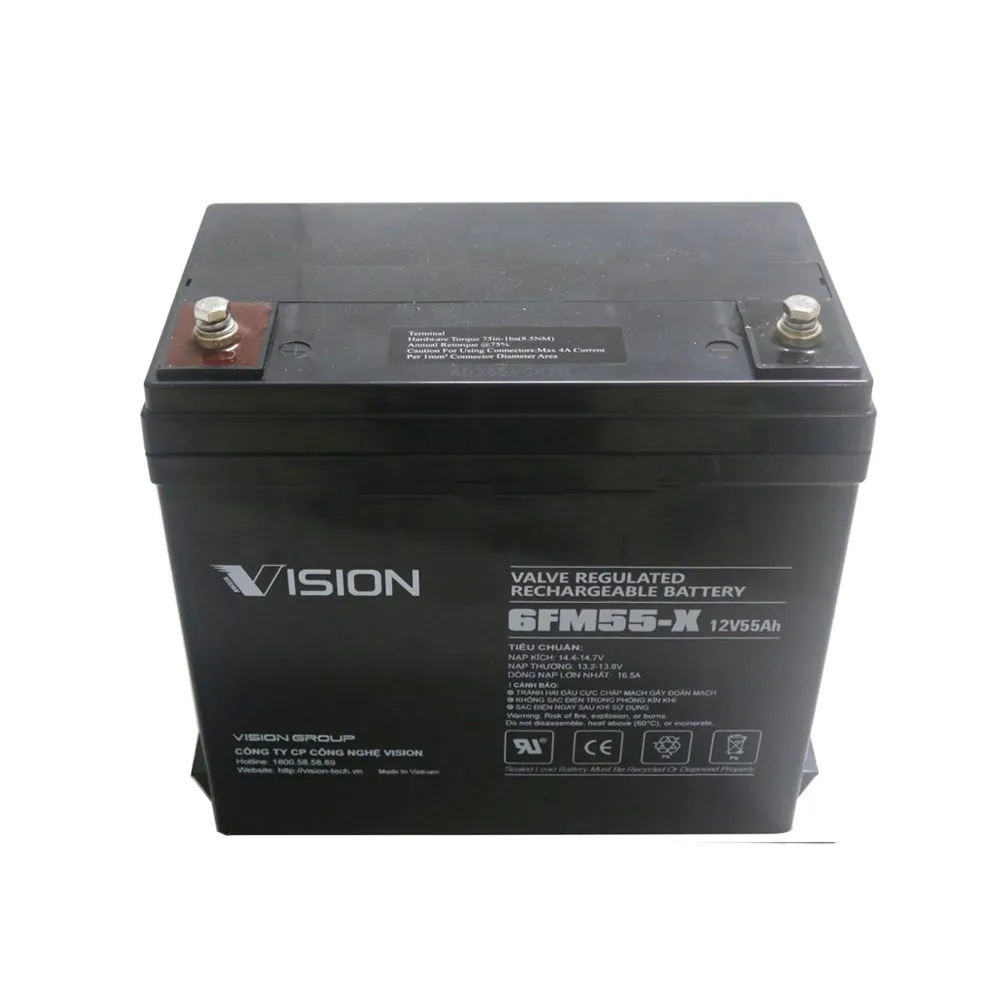 Ắc quy Vision 6FM55-X (12V - 55AH)